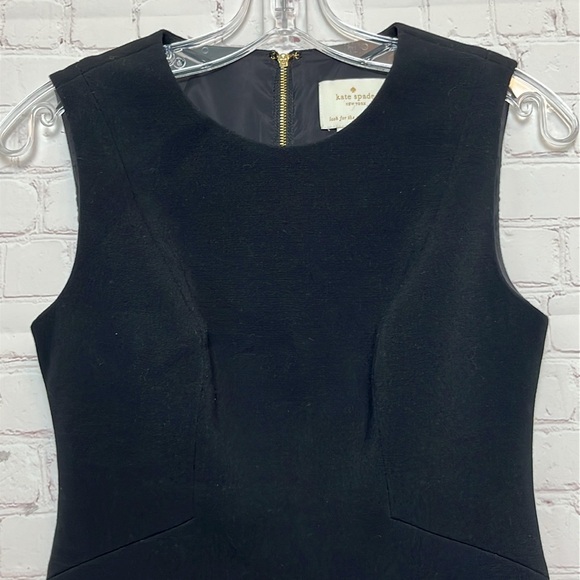 Kate Spade New York Stretch Crepe Black Dress - Picture 3 of 13
